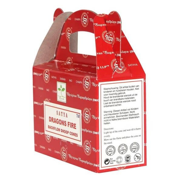 Set of 6 Dragons Fire Backflow Dhoop Cones by Satya (6/30) Set of 6 Dragons Fire Backflow Dhoop Cones by Satya (6/30)