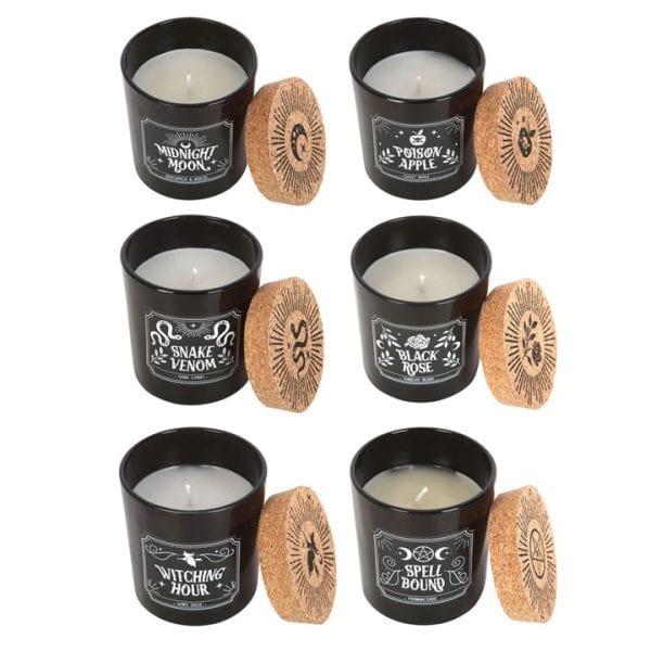 Set of 6 Midnight Ritual Candles Set of 6 Midnight Ritual Candles