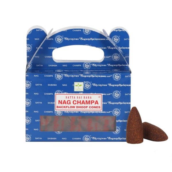 Set of 6 Nag Champa Backflow Dhoop Cones by Satya (6/30) Set of 6 Nag Champa Backflow Dhoop Cones by Satya (6/30)