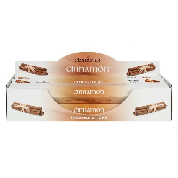 Set of 6 Packets of Elements Cinnamon Incense Sticks Set of 6 Packets of Elements Cinnamon Incense Sticks