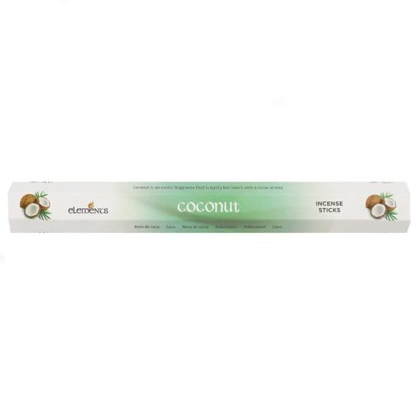 Set of 6 Packets of Elements Coconut Incense Sticks Set of 6 Packets of Elements Coconut Incense Sticks