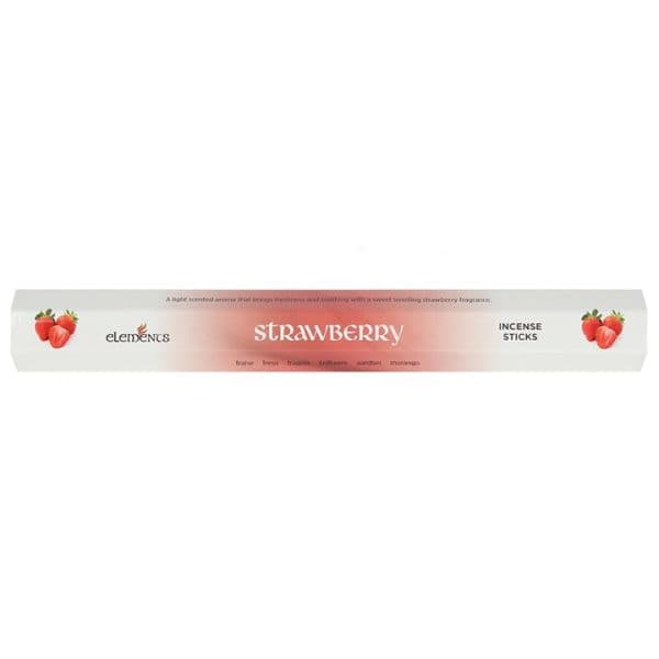 Set of 6 Packets of Elements Strawberry Incense Sticks Set of 6 Packets of Elements Strawberry Incense Sticks