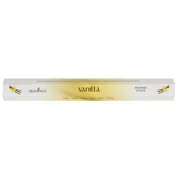Set of 6 Packets of Elements Vanilla Incense Sticks Set of 6 Packets of Elements Vanilla Incense Sticks