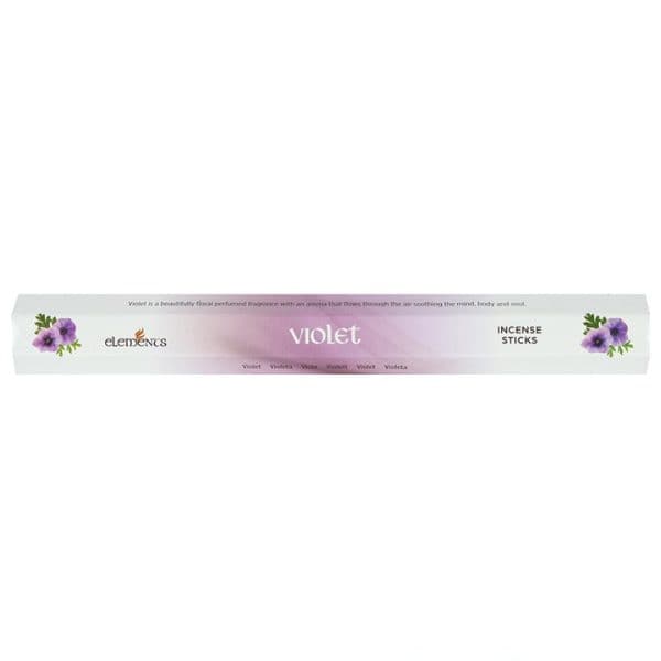 Set of 6 Packets of Elements Violet Incense Sticks Set of 6 Packets of Elements Violet Incense Sticks