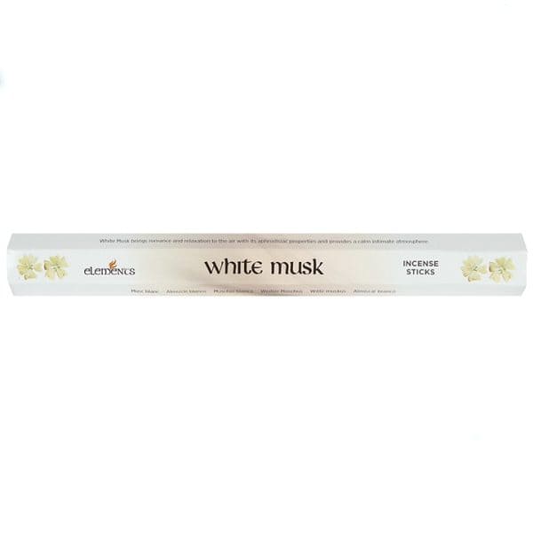 Set of 6 Packets of Elements White Musk Incense Sticks Set of 6 Packets of Elements White Musk Incense Sticks