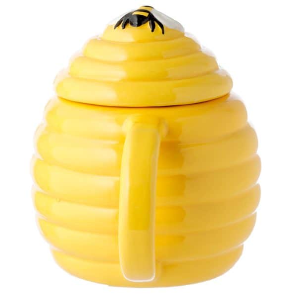 Shaped Ceramic Mug with Lid - Beehive MUG401 - Image 6