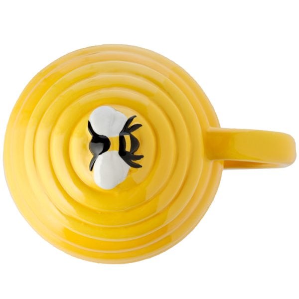 Shaped Ceramic Mug with Lid - Beehive MUG401 - Image 5