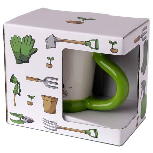 Shaped Handle Ceramic Mug - Garden Hose SMUG101 - Image 5