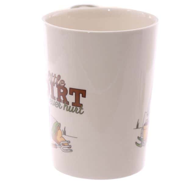 Shaped Handle Ceramic Mug - Garden Wellington SMUG104 - Image 3