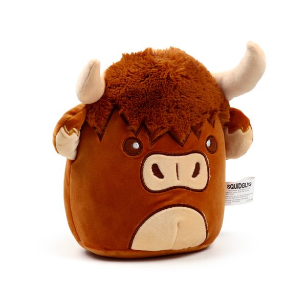 Squidglys Plush Toy - Highland Coo Cow CUSH373 - Image 2
