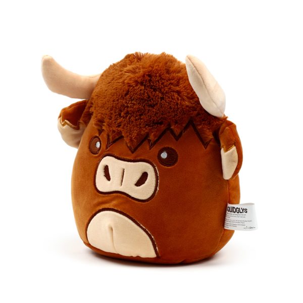 Squidglys Plush Toy - Highland Coo Cow CUSH373 - Image 3