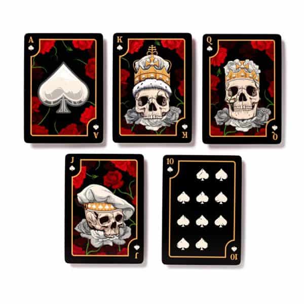 Standard Deck of Playing Cards - Skulls and Roses PCARD06 - Image 7
