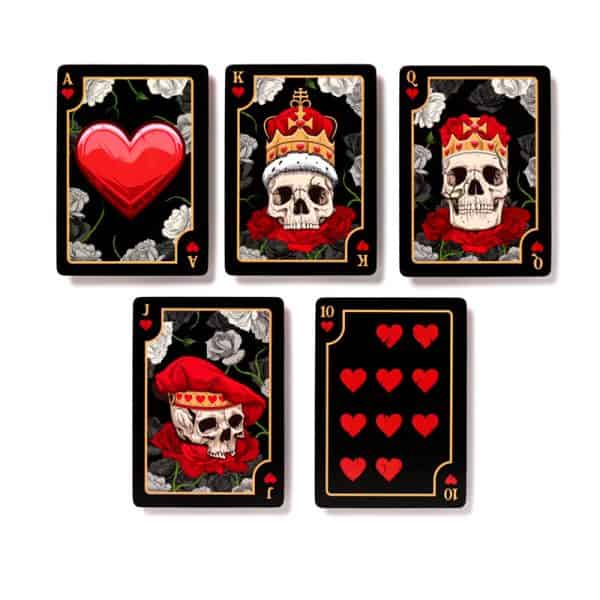 Standard Deck of Playing Cards - Skulls and Roses PCARD06 - Image 6