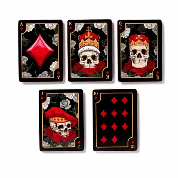 Standard Deck of Playing Cards - Skulls and Roses PCARD06 - Image 4