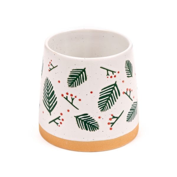 Stoneware Mug - Pine Sprigs & Berries XMUG482 - Image 5
