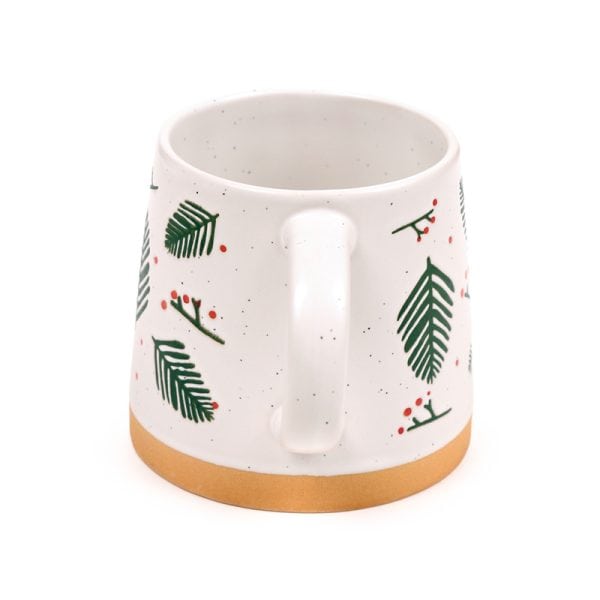 Stoneware Mug - Pine Sprigs & Berries XMUG482 - Image 3