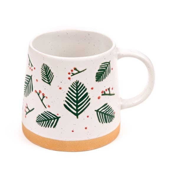 Stoneware Mug - Pine Sprigs & Berries XMUG482 - Image 2