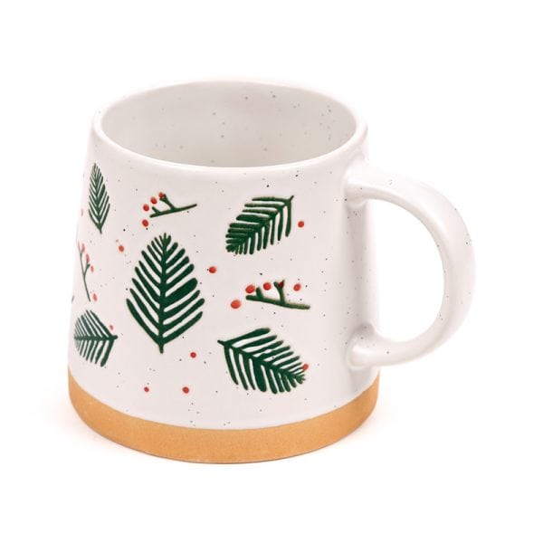 Stoneware Mug - Pine Sprigs & Berries XMUG482 - Image 7