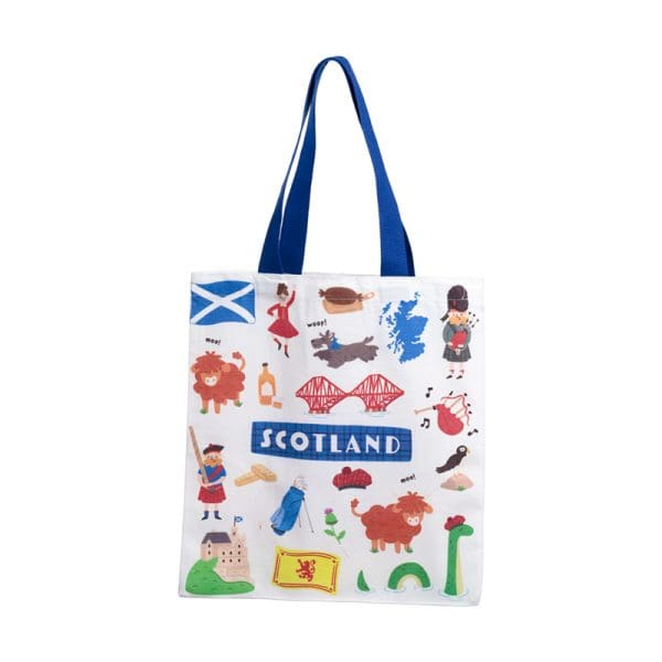 Tote Shopping Bag - Scotland Souvenir CBAG128 - Image 3