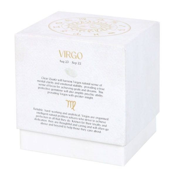 Virgo Sandalwood & Patchouli Gemstone Zodiac Candle Virgo Sandalwood & Patchouli Gemstone Zodiac Candle