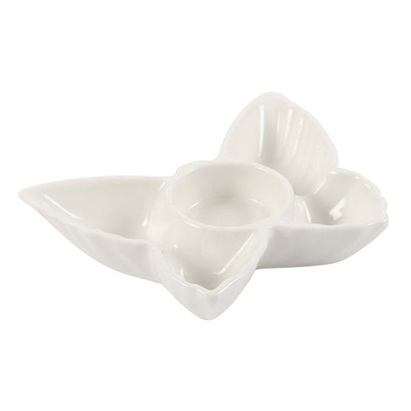 White Butterfly Tealight Candle Holder White Butterfly Tealight Candle Holder