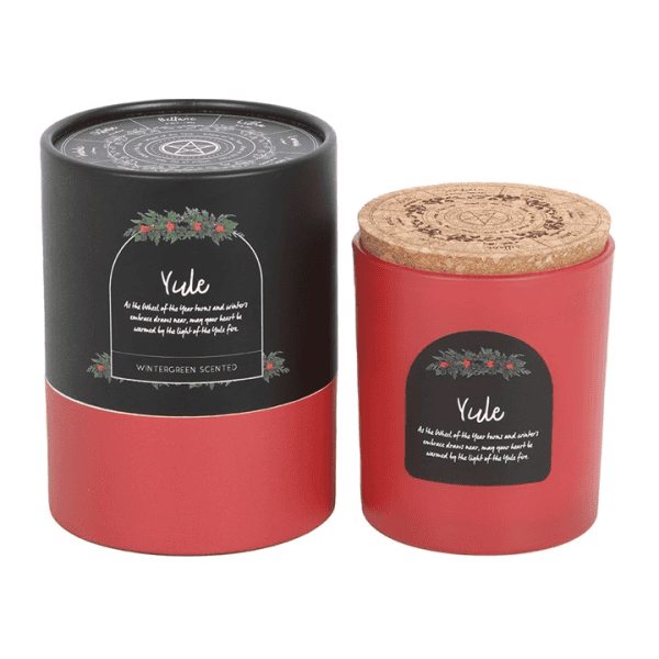 Yule Wintergreen Wheel of the Year Candle Yule Wintergreen Wheel of the Year Candle